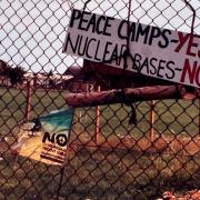 Upper Heyford anti-nuclear protest in 1983. Credit: Steve Barwick