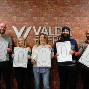 Valda energy is celebrating growing their customer base to 30,000