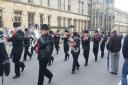 The Rifles march through Oxford for first time after getting Freedom of the City