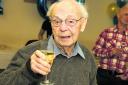 Tom Thomas, from Burford, celebrating his 100th birthday on Sunday
