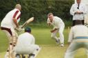 Marsh Gibbon’s Carl Needham tests Eddie Howard during their surprise win against Division 2 promotion-chasers Oxford Caribbean on Saturday