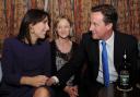 David and Samantha Cameron in Witney on election night
