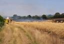 The field fire in Kidlington (Credit: TVP Cherwell)