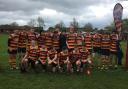 TOP TEAM: Bicester Under 15s celebrate winning the Oxfordshire Invitational Cup