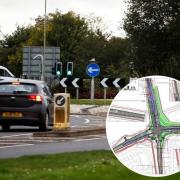 Roundabout to be scrapped and replaced with new crossroads junction