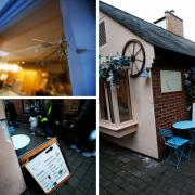 The Harvest Cafe in Evans Yard, Bicester, has been damaged by youths. Pics by Ed Nix