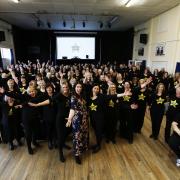 Rockies from Banbury, Towcester, Aylesbury, Bicester and Buckingham have come together for a Rock Choir Big Sing event at The Bicester School.
26/02/2022
Picture by Ed Nix