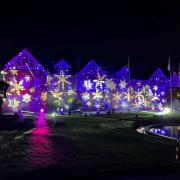 Garth House, festive lights trail