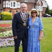 Councillor Les Sibley, Chairman of Cherwell District Council, is pictured below with Mary Sibley. Credit: Eddy Xi Gong
