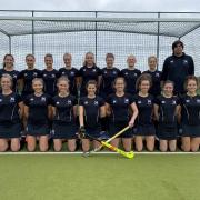 Witney Hockey Club Ladies 1st, with coach Chris Boyle Picture: Ben Saunders