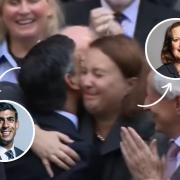 Oxfordshire MP gives new PM emotional hug outside Tory Party HQ