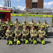 Newest recruits of Oxfordshire Fire and Rescue Service