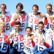 Oxford’s Andrew Triggs Hodge (bottom left) described the men’s eight’s victory in Rio as an ‘incredible row’ Picture: Mike Egerton/PA Wire