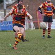 Tom Miles kicked 21 points in Bicester's 66-0 win over Bletchley