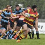 Wes Westaway scored Bicester's only try