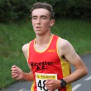 Bicester's Ben West, pictured during the final round of the Mota-vation Series in Oxford, won the club's under 17 track athlete of the year award Picture: Barry Cornelius