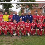 Chesterton with the Oxfordshire Senior League Division 1 trophy Picture: Chesterton FC