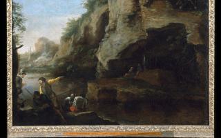 A Rocky Coast, With Soldiers Studying A Plan by Salvator Rosa (Thames Valley Police/PA)