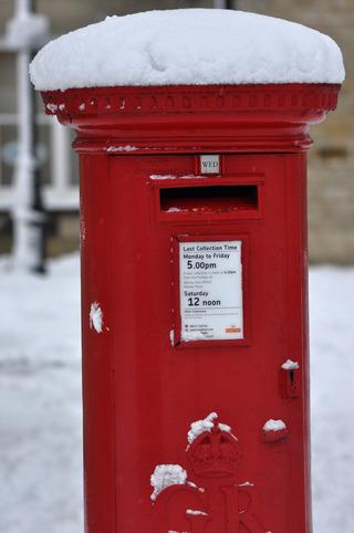 Pillar box in Church Green, Witney. Pic by Denis Kennedy.
