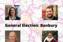 The candidates for Banbury in the 2019 General Election include: Victoria Prentis, Tim Bearder, Suzette Watson and Ian Middleton.