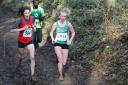 Cherwell’s Roisin Browne (left) battles with White Horse Harriers’ Sophie LloydPictures: Barry Cornelius