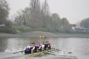 Oxford Men during a training session on the River Thames