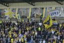 Oxford United fans at the final game of last season, against Doncaster Rovers. Picture: David Fleming