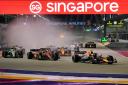 The start of the Singapore Grand Prix
