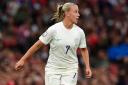 Beth Mead in action for England at Euro 2022 (Martin Rickett/PA).