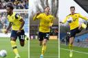 Former Oxford United stars Tariqe Fosu, Gavin Whyte and Josh Ruffels are all out of contract this summer