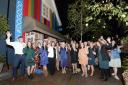Charity winners of the Unlock Futures Fund at a celebration at Bicester Village
