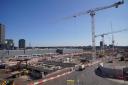 A view of the HS2 site at Old Oak Common station in west London (PA)