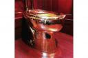 Blenheim gold toilet