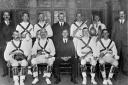 Thin white line: Oxford City Morris Men, picture by courtesy of Oxford University Images. William Kimber is seated, front left