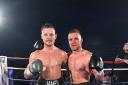 Bicester’s Dan James and his opponent Chris Jenkinson