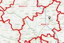 Map showing what the new Bicester constituency boundary would look like