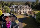 Bob Dylan, inset, has owned Aultmore House and estate for 17 years. 