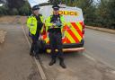 Thames Valley Police have been out zapping speeding motorists with their guns in Oxfordshire today