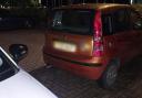 A driver was handed a Section 56 by police after driving their 'pimped-up' Fiat  Panda anti socially