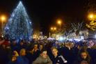 Over 2,000 people attended the Banbury Christmas light switch-on in 2016.