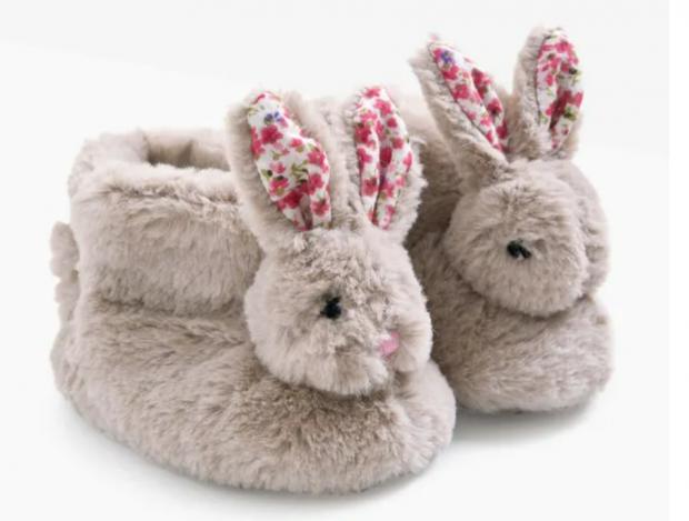 Bicester Advertiser: Mocha Rabbit slippers. Credit: Jo Jo Maman Bébé