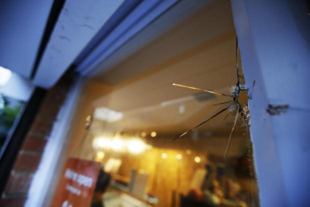 Bicester Advertiser: The Harvest Cafe in Bicester was attacked by vandals in March. Picture: Ed Nix