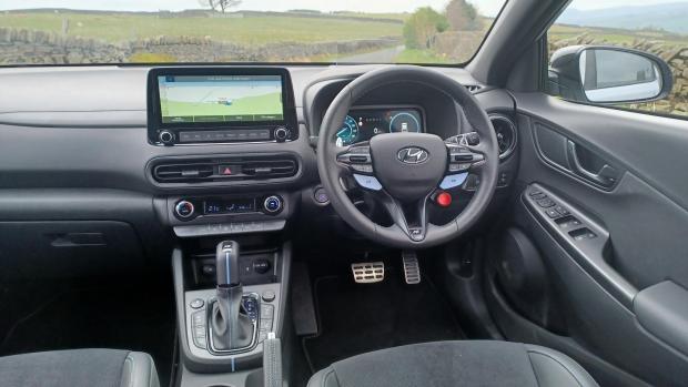 Bicester Advertiser: The Kona N's sporty interior is also appealing 