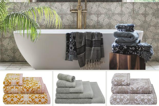 Bicester Advertiser: M&S towels in new Fired Earth homeware collection. Credit:M&S
