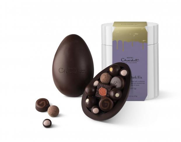 Bicester Advertiser: Extra Thick Dark Chocolate Easter Egg. Credit: Hotel Chocolat