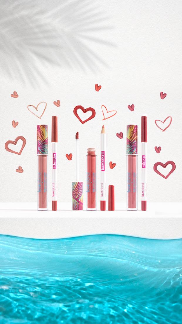 Bicester Advertiser: Love Island x Makeup Revolution Coupled Up Lip Kits. Credit: Revolution