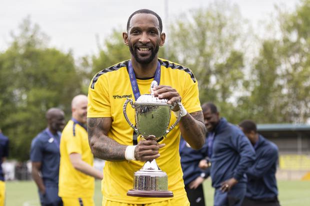 Jefferson Louis sealed promotion for North Leigh Picture: Glenn Alcock