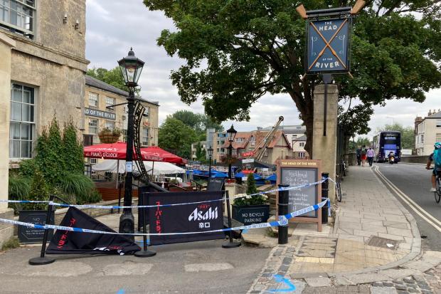 BREAKING: Car drives into Oxford pub