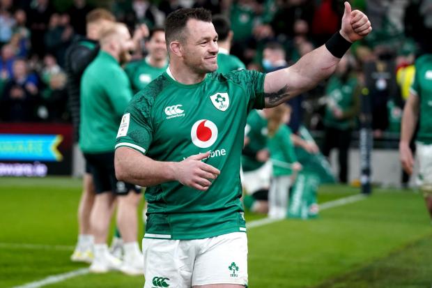 Ireland prop Cian Healy is feeling positive about his recovery from injury (Brian Lawless/PA)
