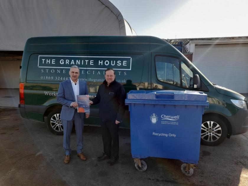 Cherwell council creates new award to encourage businesses to recycle